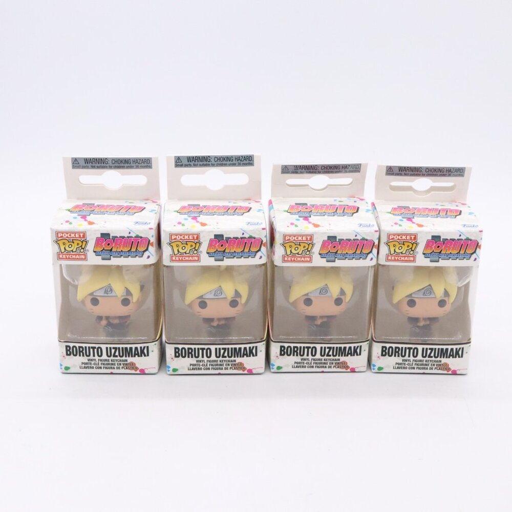 Lot of 4 Funko Pocket Pop! Keychain Figure‎ Boruto Uzumaki
